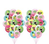 Hawaiian Party Decorations, 36 PCS Tropical Balloons for Hawaiian Luau, Beach Party Accessories, Hawaiian Party Decor Balloon Summer Decorations for Birthday, Baby Shower, Wedding(12inch)