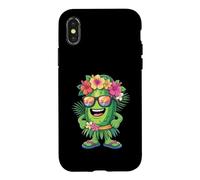 Hawaiian Pickle Hula Dance Funny Summer Party Case for iPhone X/XS