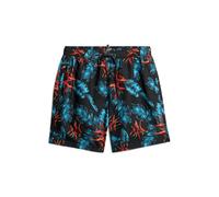 Hawaiian print swim shorts Superdry Bleu M