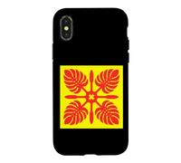Hawaiian Quilt Pattern Royal Hawaii Ali'i Island Heritage Case for iPhone X/XS
