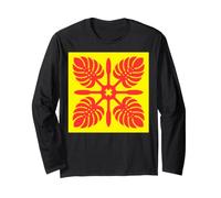 Hawaiian Quilt Pattern Royal Hawaii Ali'I Island Heritage Long Sleeve T-Shirt