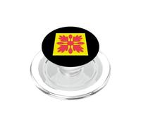 Hawaiian Quilt Pattern Royal Hawaii Ali'i Island Heritage PopSockets PopGrip for MagSafe