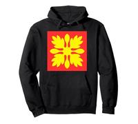 Hawaiian Quilt Pattern Royal Hawaii Ali'i Island Heritage Pullover Hoodie
