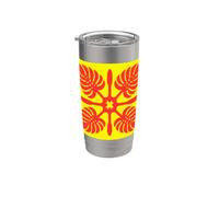 Hawaiian Quilt Pattern Royal Hawaii Ali'I Island Heritage Stainless Steel Insulated Tumbler