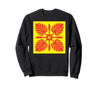 Hawaiian Quilt Pattern Royal Hawaii Ali'i Island Heritage Sweatshirt