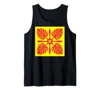 Hawaiian Quilt Pattern Royal Hawaii Ali'I Island Heritage Tank Top