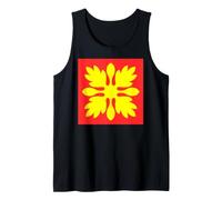 Hawaiian Quilt Pattern Royal Hawaii Ali'I Island Heritage Tank Top