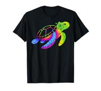 Hawaiian Sea Turtle Floral Vacay Beach Summer Tropical Mood T-Shirt