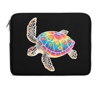 Hawaiian Sea Turtle Tie-Dye Cute Laptop Sleeve Case Briefcase Protective Carrying Cover for 10 12 13 15 17 Inches