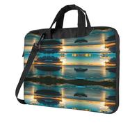 Hawaiian Seaside Sunset Stylish Laptop Bag With Full-Print Design â€“ Lightweight And Protective 600d Oxford Polyester Bag With Soft Lining, Perfect For Work, Travel & School