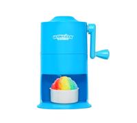 Hawaiian Shaved Ice Mini Snow Cone Machine - Portable Countertop Ice Shaver with No Slip Base - No Electricity Needed - Ice Cup Included - Lightweight - Stainless Steel Blade