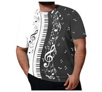 Hawaiian Shirt for Men Hawaiian Tropical Shirts Summer Short Sleeve Casual Aloha Funky Floral Button Down Beach Holiday Hawaii Print Shirt Union Jack T Shirts Cuban Shirt Tee (Dark Gray, XXXL)