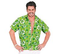 Hawaiian Shirt M/L - Green Costume for Tropical Lua Fancy Dress