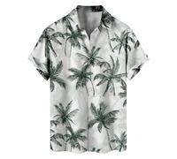 Hawaiian Shirts for Men- Men's Novelty Floral Shirt Summer Casual Button Down Tropical Holiday Beach Shirts