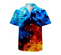 Hawaiian Shirts for Men Short Sleeve Aloha Beach Shirt Summer Casual Button Down Shirts