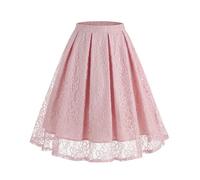 Hawaiian Skirt- Elegant Summer Dress with Flower Print Puff Skirt Hand Wash