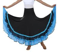 Hawaiian Skirt - Traditional Spanish Dance Skirt Fluid And Elegant Multi-Layer Ideal For Shows