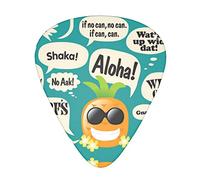 hawaiian slogans Advanced guitar pick 12 pieces Three thicknesses for bass, electric guitar, acoustic guitar bag