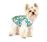 Hawaiian Slogans Cotton Sleeveless Dog Tee Shirt Pet Vest Apparel Printed Lightweight T-Shirts For Small