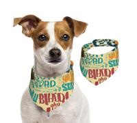 Hawaiian Slogans Dog Bandanas,Summer Bandanas for Dogs Washable Adjustable Dog Triangle Scarf Bibs Cute Pet Bibs for Medium Large Dogs Puppy and Cats Medium