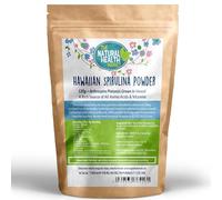 Hawaiian Spirulina Powder 100 g - The Natural Health Market | Organic Vegan Superfood Rich in Iron, Protein, Vitamins B12 A K1 K2, Antioxidants & Phycocyanin