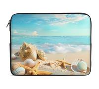 Hawaiian Starfish on Beach Laptop Case Sleeve Bag 17inch Durable Shockproof Protective Computer Carrying Cover Briefcase
