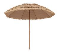 Hawaiian Style Beach Umbrella 216cm Hula Thatched Tiki Umbrella-Natural