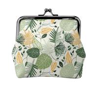 Hawaiian Style Fujiman Coin Purse, Kiss-lock Change Purse Wallets, Small PU Leather Coin Purse for Women