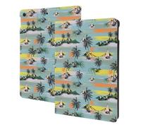 Hawaiian Style(Q) Compatible with ipad 9th/8th/7th Generation Case - Compatible with ipad 10.2 Case, Tablet Case Cover Compatible with ipad Cover Case with Sturdy Tripod Function