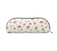 Hawaiian Surfer On Wavy Print Cosmetic Bags For Women,Receive Bag Makeup Bag Travel Storage Bag Toiletry Bags Pencil Case, Lovely Cute Red Cherry, One Size