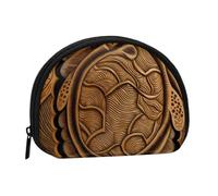 Hawaiian Tapa Honu Turtle Coin Purse Personalized Coin Bag for Women Men Change Purse Small Wallets with Zipper Mini Shell Coin Pouch Outdoor Shopping Change Storage Bag Handbags Gifts