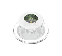 Hawaiian Tree Tunnel Circle with Chicken Crossing Road PopSockets PopGrip for MagSafe