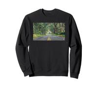 Hawaiian Tree Tunnel with Chicken Crossing the Road Sweatshirt