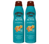 Hawaiian Tropic Everyday Active Spray Sunscreen SPF 50, 6oz | Hawaiian Tropic Sunscreen SPF 50, Sunblock, Oxybenzone No Sunscreen, Spray On Sunscreen,