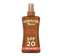 Hawaiian Tropic Glowing Protection Sunscreen Dry Oil Gel Water Resistant SPF ...