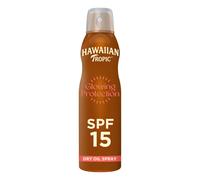 Hawaiian Tropic Glowing Protection Sunscreen Dry Oil Spray Mist, Water Resist...