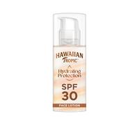 Hawaiian Tropic Hydrating Face Sunscreen, 50ml. SPF 30 (UV UVB), 12hr moisturisation, water resistant, vegan, makeup compatible.