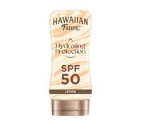 Hawaiian Tropic | Hydrating Protection Sunscreen SPF 50 UVA + UVB Protection, 180 ml, 12-Hour Moisturisation with Cocoa & Shea Butter, Water Resistant, Vegan