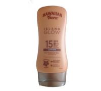 Hawaiian Tropic Island Glow Sun Lotion SPF15 170ml - Shea Butter & Vitamin E, Tropical Scent, Water Resistant