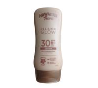 Hawaiian Tropic Island Glow Sun Lotion SPF30 170ml - Shea Butter & Vitamin E, Tropical Scent, Water Resistant