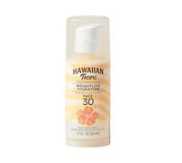 Hawaiian Tropic Silk Hydration Face Lotion SPF 30, 1.7 Ounce | Lightweight hydrating lotion, Travel size sunscreen for face, Non-comedogenic sunblock, Layers under makeup