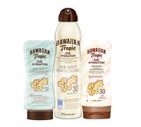 Hawaiian Tropic - Silk Hydration Sunscreen Pack - Silk Hydration Sun Cream Lotion SPF 30, 200ml. + Silk Hydration Air Soft Spray Bruma SPF 30, 180ml. + Silk Hydration Air Soft After Sun 200ml