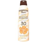 Hawaiian Tropic Silk Hydration Weightless Clear Spray Sunscreen, Broad-Spectrum Protection, SPF 30, 6 Ounces