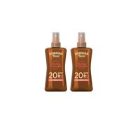 Hawaiian Tropic SPF 20 Dry Oil Spray, Coconut, 2x200ml