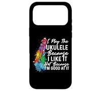 Hawaiian Uke I Play The Ukulele Because I Like It Watercolor Case for iPhone 17 Pro Max