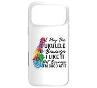 Hawaiian Uke I Play The Ukulele Because I Like It Watercolor Case for iPhone 17 Pro Max