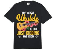 Hawaiian Ukulele Uke A Day Without Ukulele is Like... Just Comfort Colors Adult Heavyweight T-Shirt