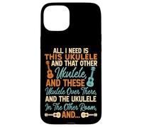 Hawaiian Ukulele Uke All I Need Is This Ukulele And That Case for iPhone 15 Plus