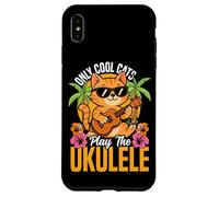 Hawaiian Ukulele Uke Cat Only Cool Cats Play The Ukulele Case for iPhone XS Max