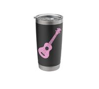 Hawaiian Ukulele Uke Diamonds Stainless Steel Insulated Tumbler